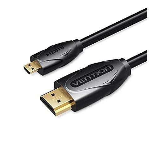 Vention Micro HDMI Cable 2M Black- VAA-D03-B200 Vention Micro HDMI Cable 2M Black- VAA-D03-B200