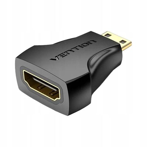 Vention Mini HDMI Male to HDMI Female Adapter Black- AISB0 c Vention Mini HDMI Male to HDMI Female Adapter Black- AISB0