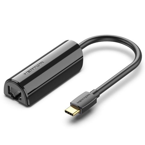 Vention USB-C to Gigabit Ethernet Adapter 0.15M Black- CFBBB Vention USB-C to Gigabit Ethernet Adapter 0.15M Black- CFBBB