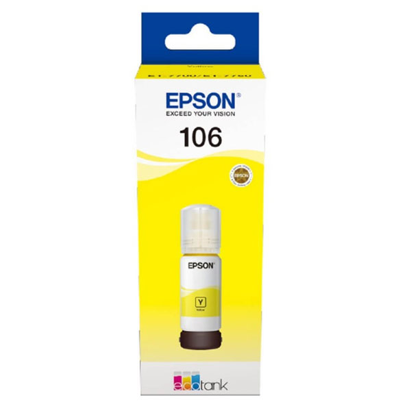 Epson 106 EcoTank Yellow Ink Bottle Epson 106 EcoTank Yellow Ink Bottle