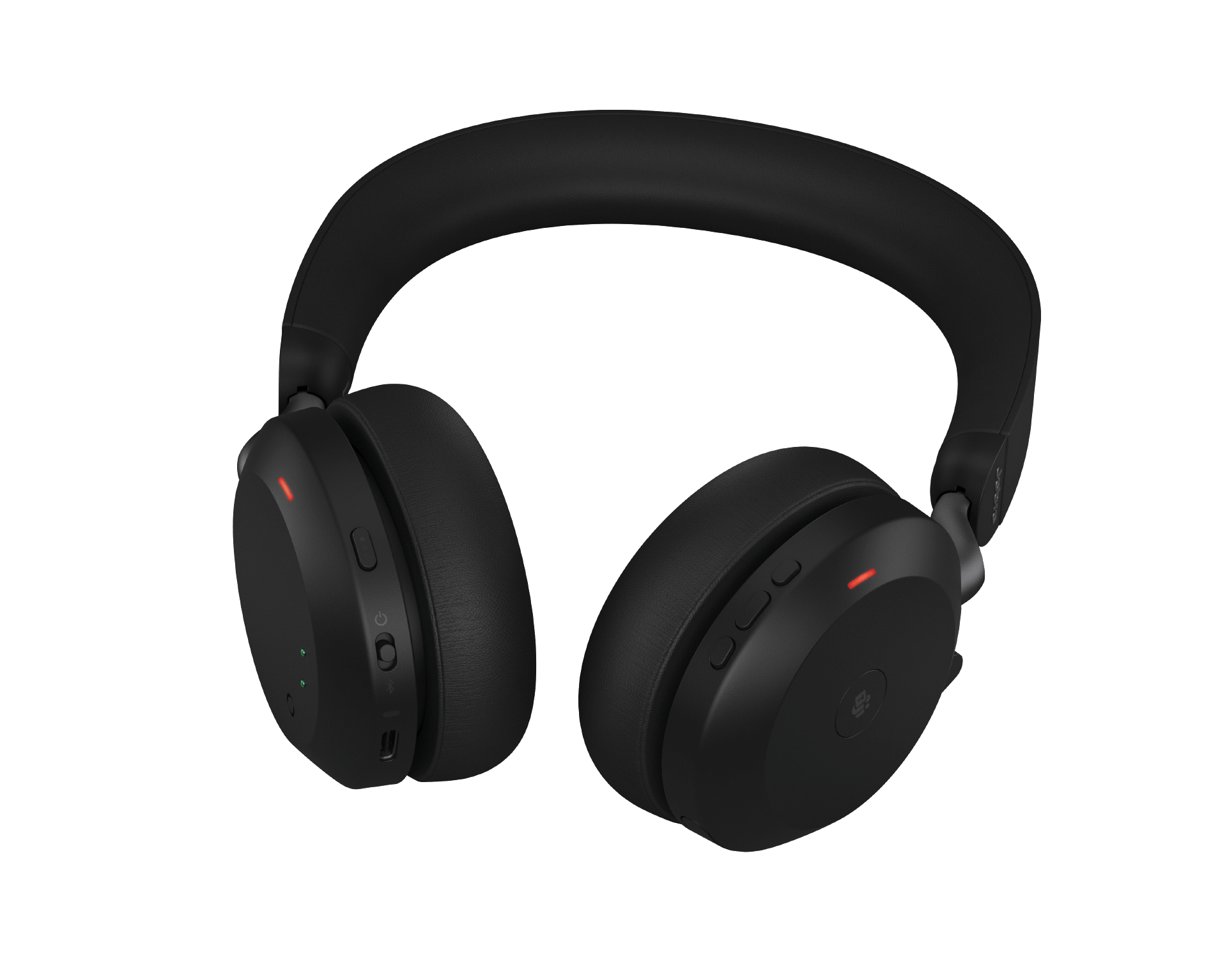 Jabra Evolve2 75 STEREO Headset with Link380a (USB-A) (MS Version) - No Deskstand (Black)1 Jabra Evolve2 75 Stereo Headset with Link380a (USB-A, MS Version, Black)